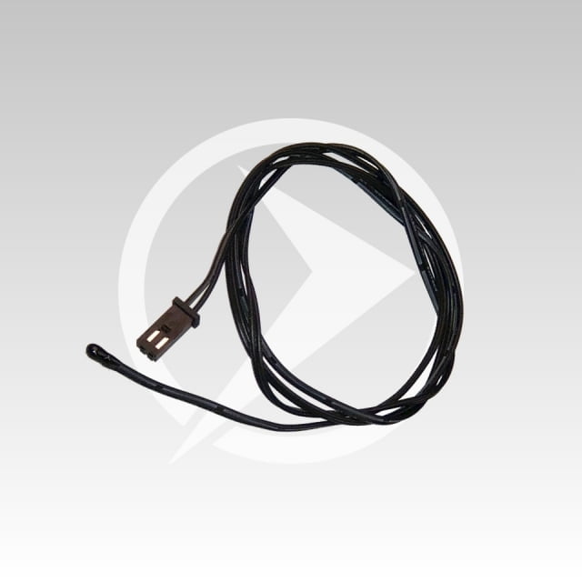 Sonde de température ambiante avec connecteur N100 - Détecteur de chaleur ambiante pour poêles et chaudières à pellets - Sonde de température ambiante pour poêles et chaudières à pellets - Capteur de chaleur avec capsule en plastique pour poêle et chaudière à pellets - Capteur de chaleur avec capsule en plastique pour poêle et chaudière à pellets -